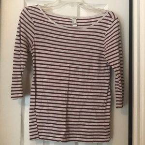 Forever 21 striped long sleeved tee